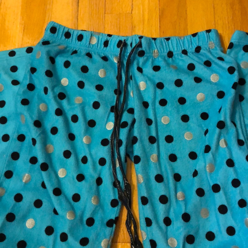 Fuzzy pajama bottoms